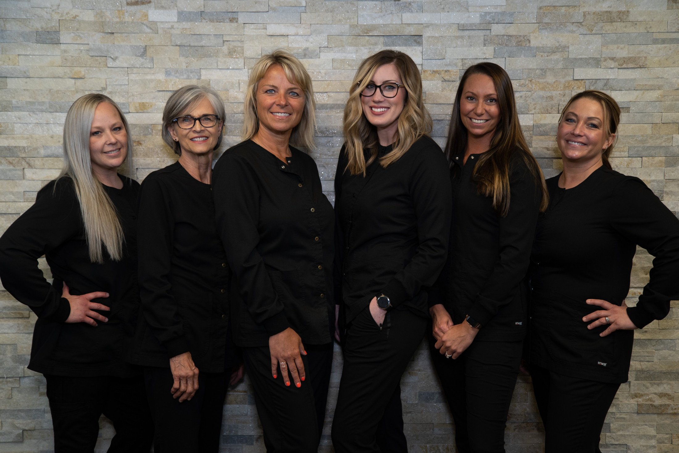 Group photo of our oral surgery assistants team at Oral & Facial Surgery Center
