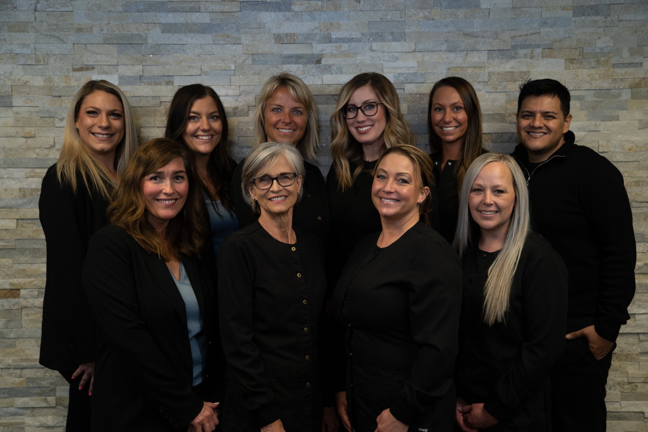 Group photo of our oral surgery staff at Oral & Facial Surgery Center